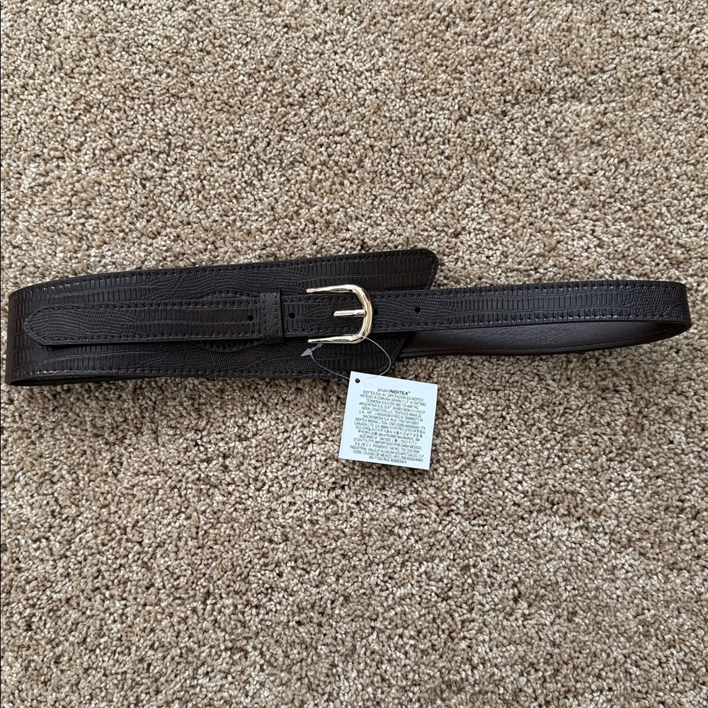 Zara Brown Leather Accessory
